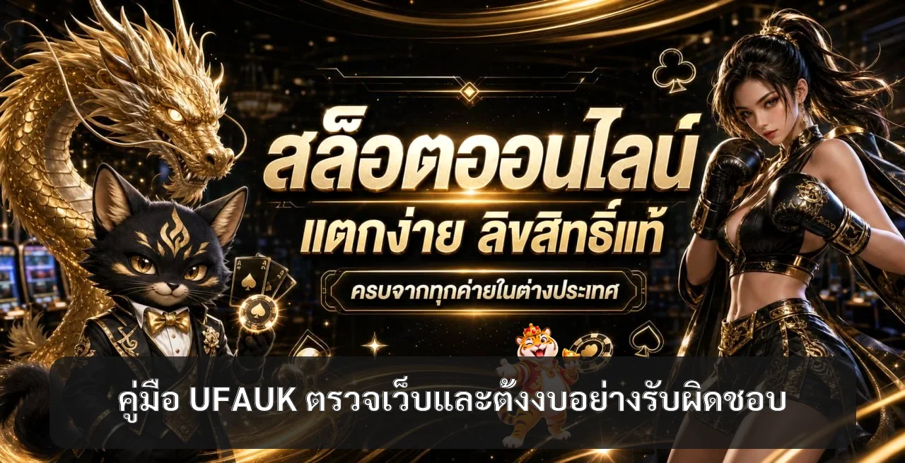 UFAUK วิธีตรวจเว็บ ป้องกันบัญชี และตั้งงบก่อนเล่น
